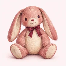 Own soft toy, painted for the Calm Kit