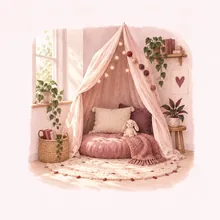 Quieter room, painted for the Calm Kit